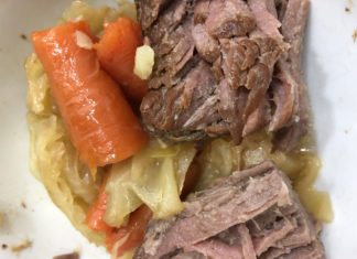 Corned Beef and Cabbage in the Instant Pot